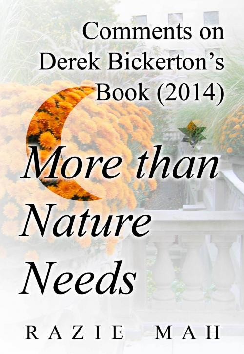 Cover of the book Comments on Derek Bickerton's Book (2014) More than Nature Needs by Razie Mah, Razie Mah