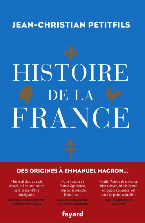 Cover of the book Histoire de la France by Jean-Christian Petitfils, Fayard
