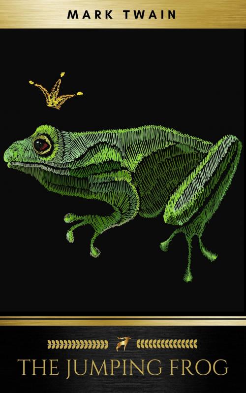 Cover of the book The Jumping Frog by Mark Twain, Golden Deer Classics, Oregan Publishing