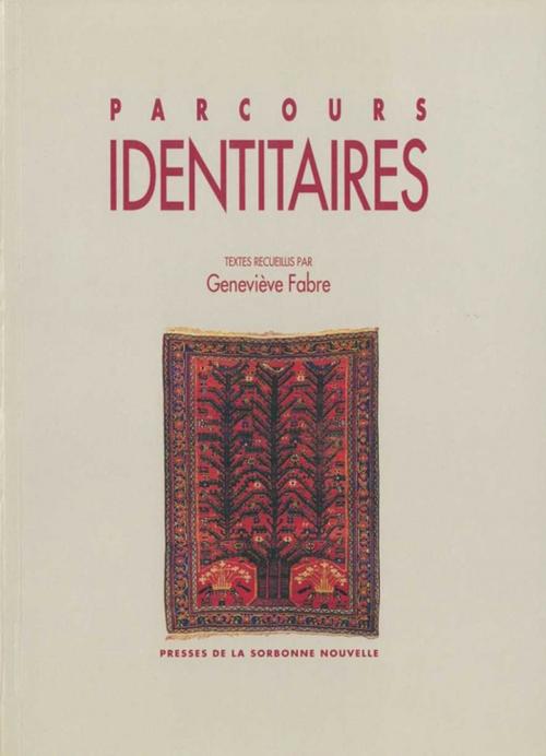 Cover of the book Parcours identitaires by Collectif, Presses Sorbonne Nouvelle via OpenEdition