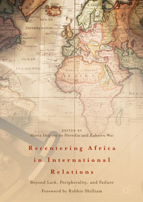 Cover of the book Recentering Africa in International Relations by , Springer International Publishing