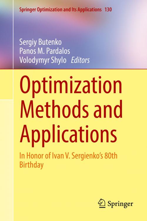 Cover of the book Optimization Methods and Applications by , Springer International Publishing