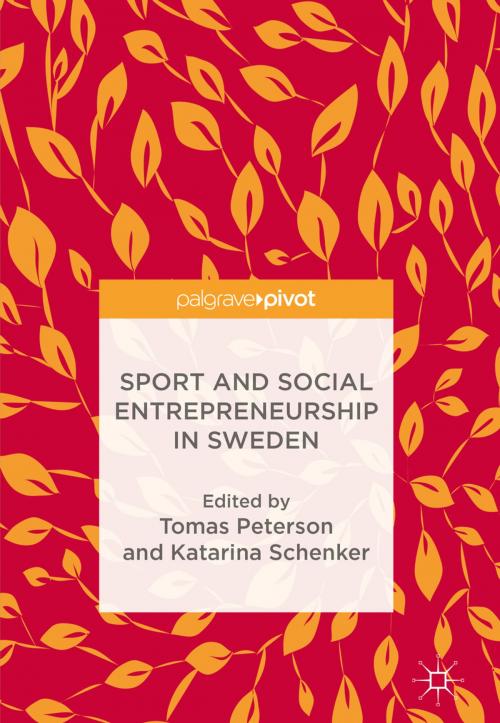Cover of the book Sport and Social Entrepreneurship in Sweden by , Springer International Publishing