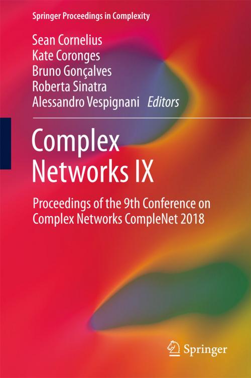 Cover of the book Complex Networks IX by , Springer International Publishing