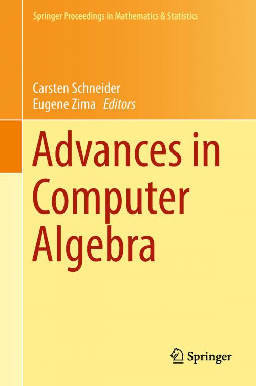 Cover of the book Advances in Computer Algebra by , Springer International Publishing