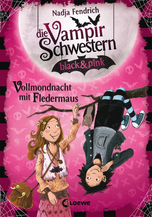 Cover of the book Die Vampirschwestern black & pink 2 - Vollmondnacht mit Fledermaus by Nadja Fendrich, Loewe Verlag