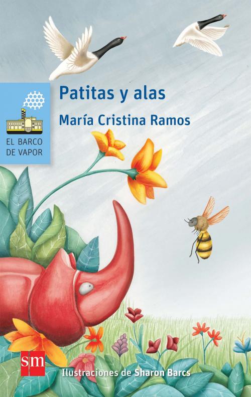 Cover of the book Patitas y alas by María Cristina Ramos, Ediciones SM