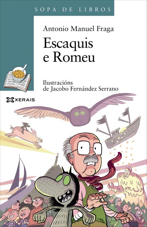 Cover of the book Escaquis e Romeu by Antonio Manuel Fraga, Edicións Xerais