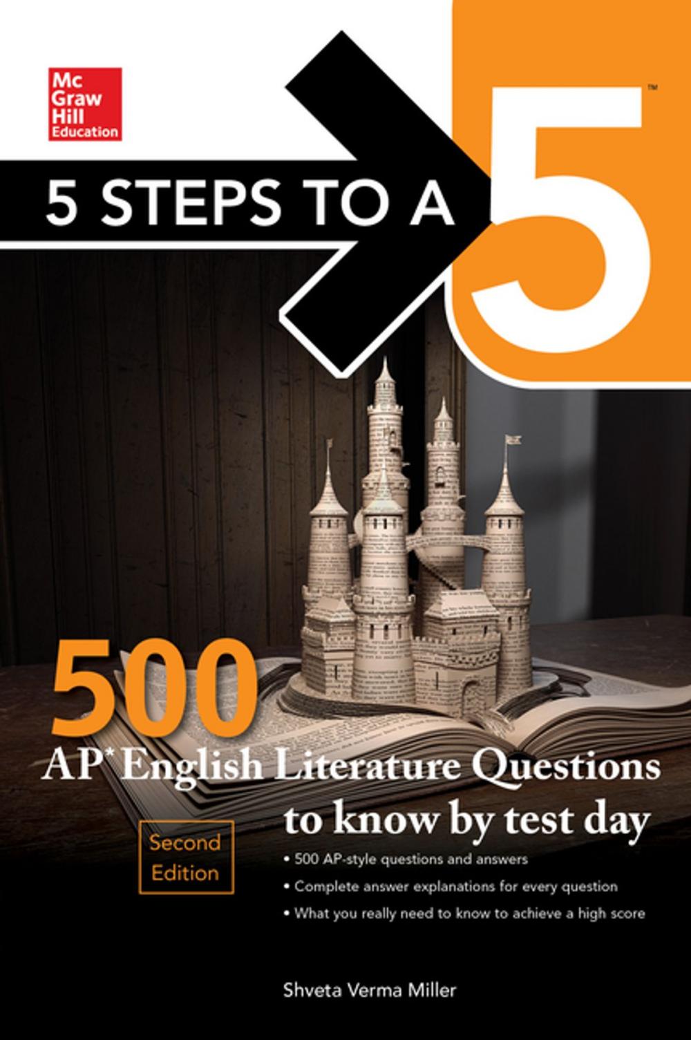 Big bigCover of 5 Steps to a 5: 500 AP English Literature Questions to Know by Test Day, Second Edition