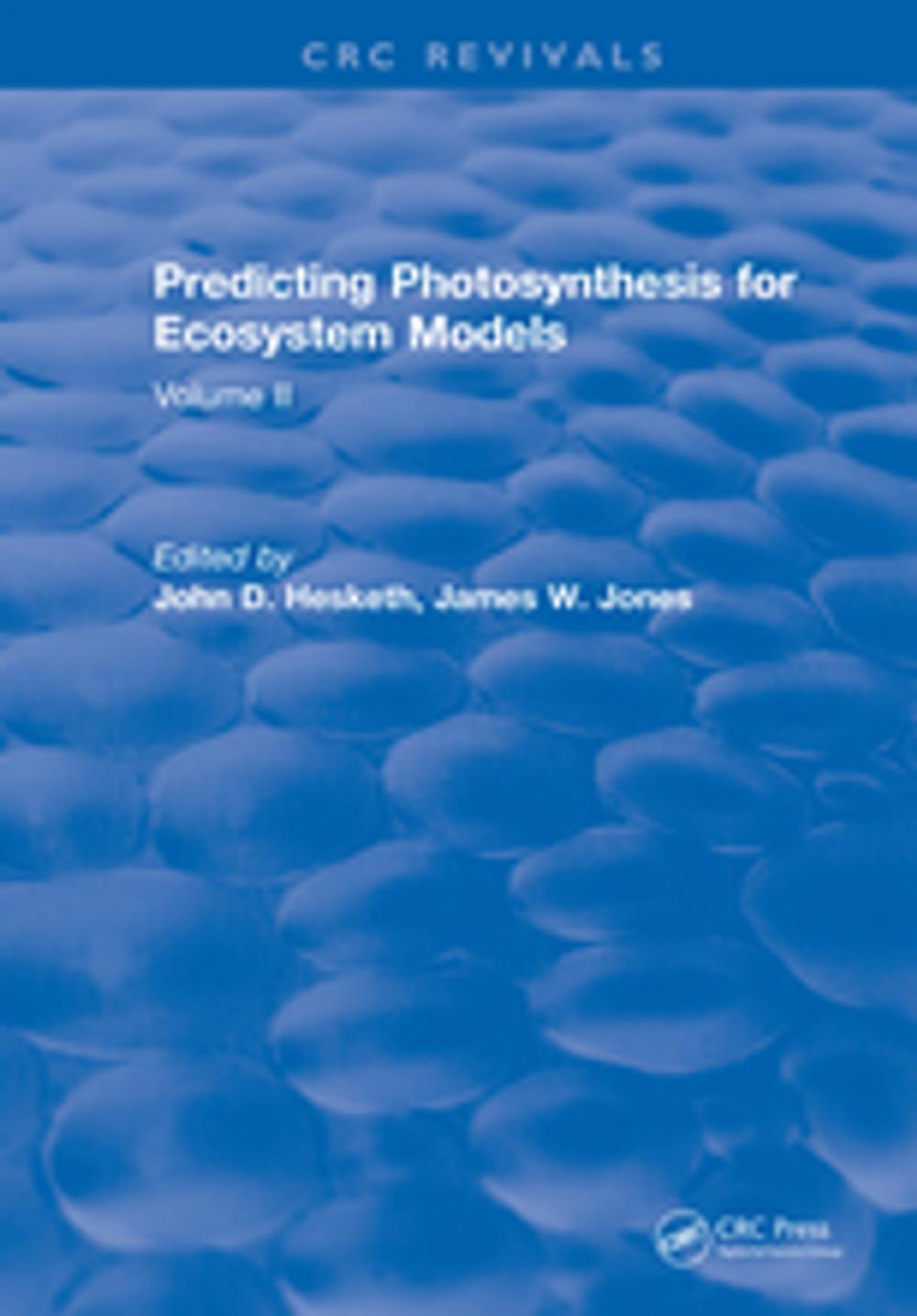 Big bigCover of Predicting Photosynthesis For Ecosystem Models