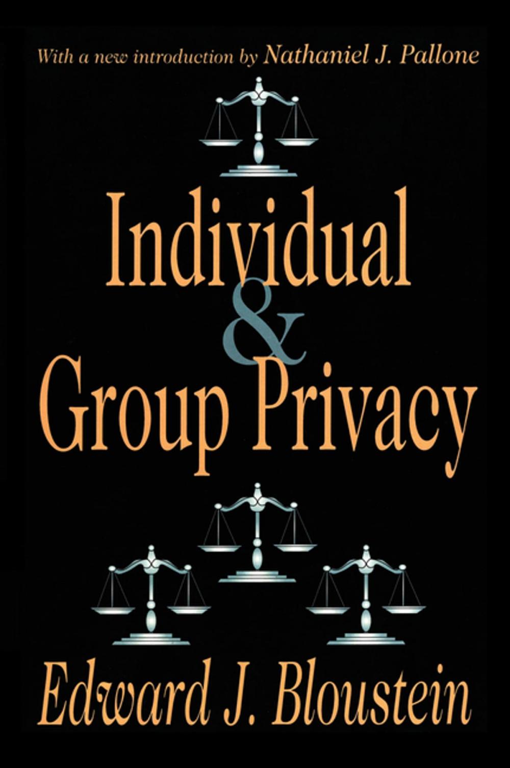 Big bigCover of Individual and Group Privacy