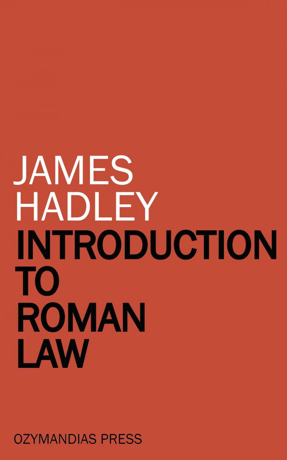 Big bigCover of Introduction to Roman Law