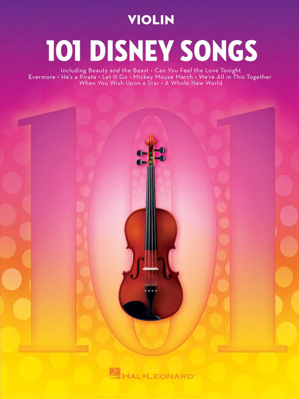 Big bigCover of 101 Disney Songs for Violin