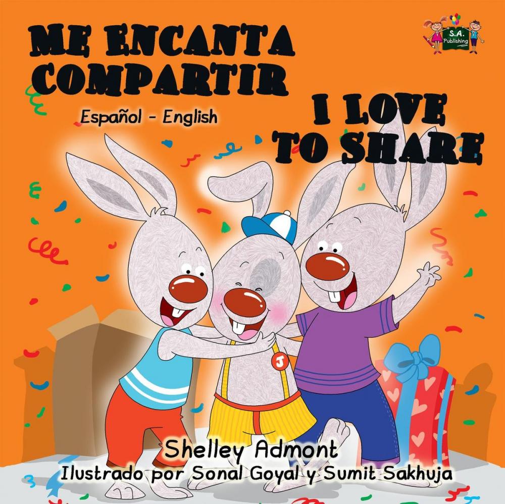 Big bigCover of Me Encanta Compartir I Love to Share (Spanish English Bilingual Children's Book)
