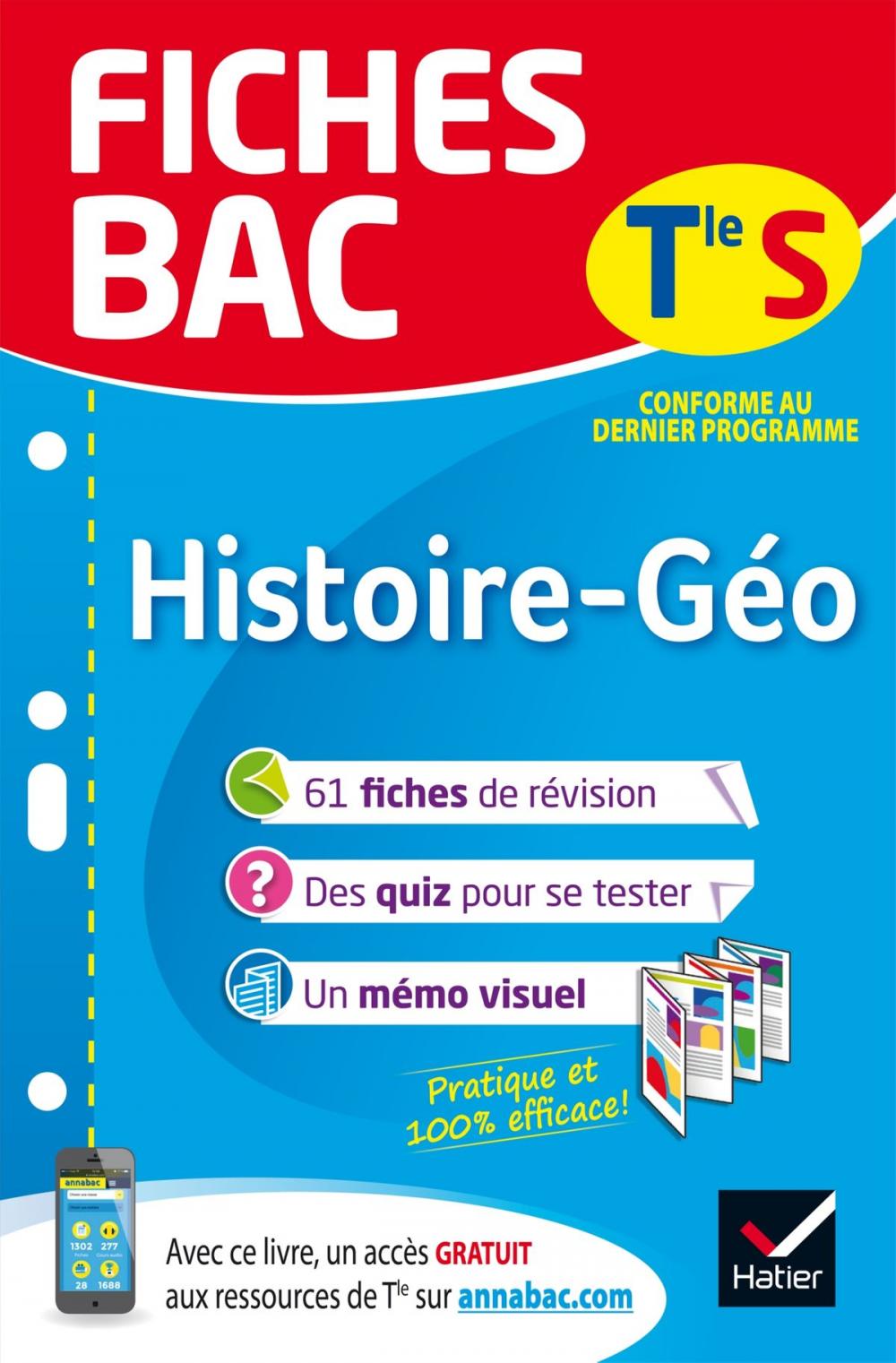Big bigCover of Fiches bac Histoire-Géographie Tle S