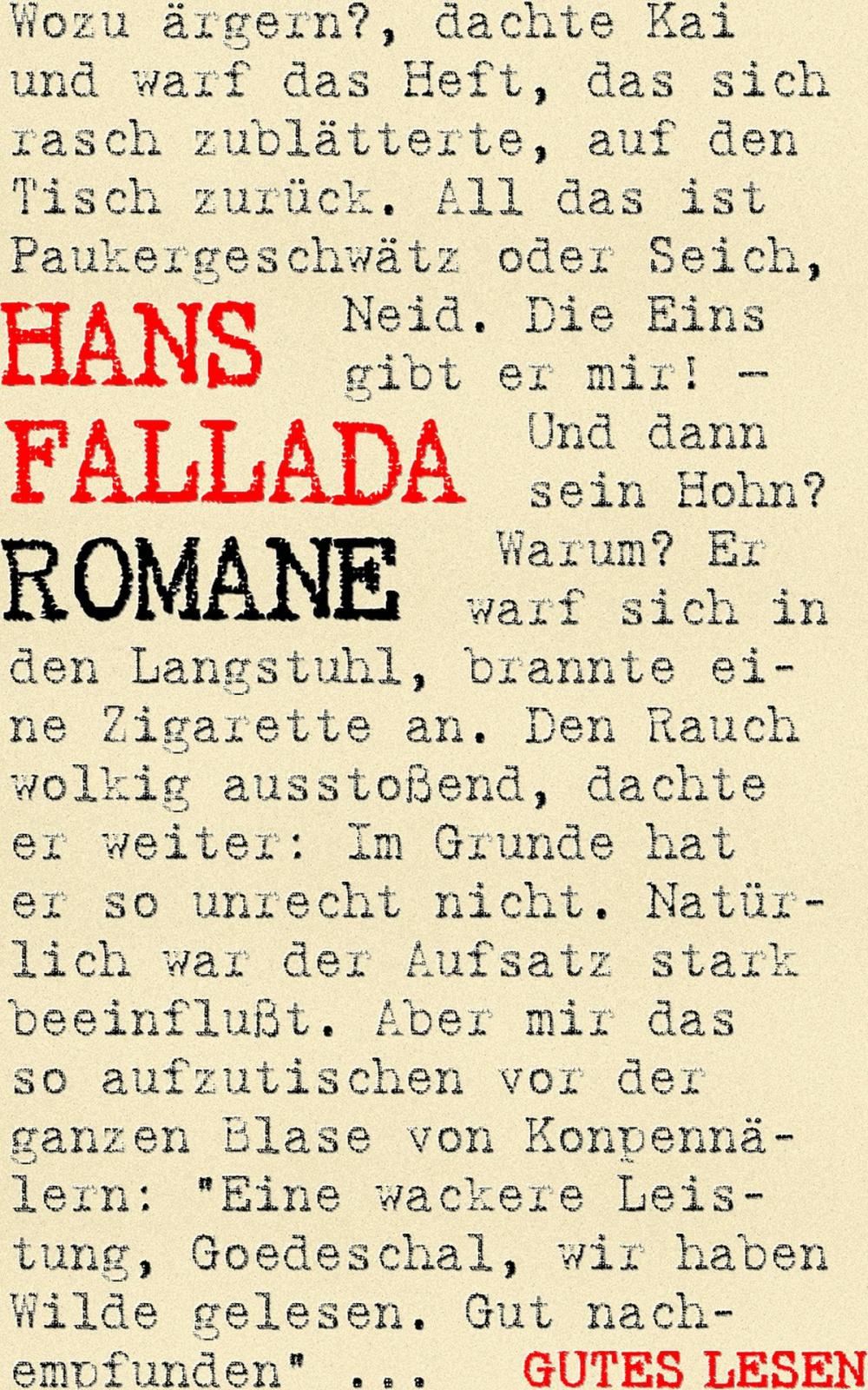 Big bigCover of Hans Fallada - Romane