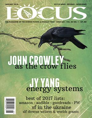 Book cover of Locus Magazine, Issue #684, January 2018