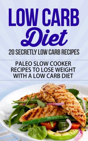 Book cover of Low Carb Diet - 20 Secretly Low Carb Recipes - Paleo Slow Cooker Recipes to Lose Weight with a Low Carb Diet