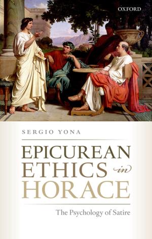 Book cover of Epicurean Ethics in Horace