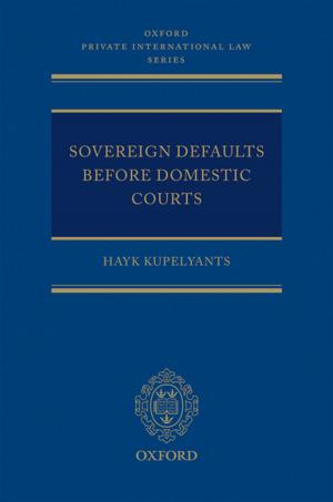 Cover of the book Sovereign Defaults Before Domestic Courts by John Welshman