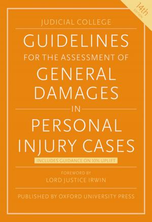 Cover of the book Guidelines for the Assessment of General Damages in Personal Injury Cases by Frank Fischer