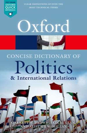 Cover of the book The Concise Oxford Dictionary of Politics and International Relations by J. N. D. Kelly, Michael Walsh