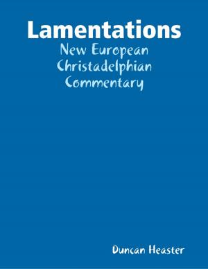 bigCover of the book Lamentations: New European Christadelphian Commentary by 