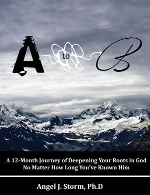 Book cover of A to B: A 12-Month Journey of Deepening Your Roots in God No Matter How Long You've Known Him