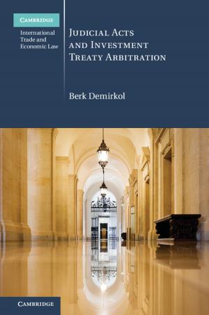 Cover of the book Judicial Acts and Investment Treaty Arbitration by 