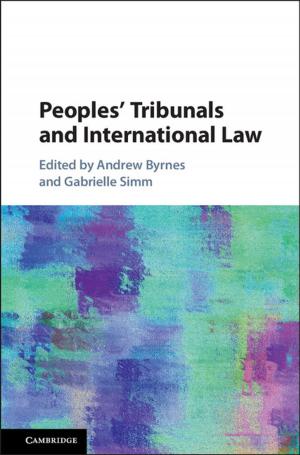 Cover of the book Peoples' Tribunals and International Law by Karen Bauer