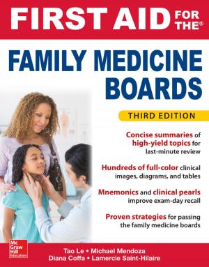 Cover of the book First Aid for the Family Medicine Boards, Third Edition by Yolanda Colson, Michael Jaklitsch, David J. Sugarbaker, Raphael Bueno, Mark J. Krasna, Steven Mentzer