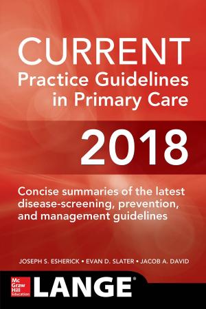 Book cover of CURRENT Practice Guidelines in Primary Care 2018