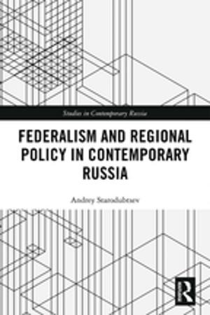 Cover of the book Federalism and Regional Policy in Contemporary Russia by Michael J. Cohen