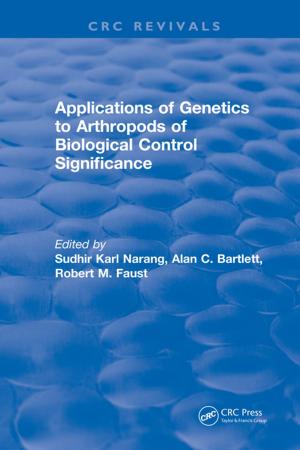 Cover of the book Applications of Genetics to Arthropods of Biological Control Significance by Geoffrey G. Eichholz