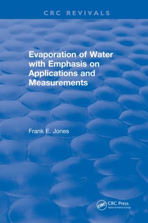 Cover of the book Evaporation of Water With Emphasis on Applications and Measurements by Andrew Gray, Pieter Degeling, Abayomi McEwen