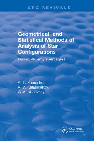 Cover of the book Geometrical and Statistical Methods of Analysis of Star Configurations Dating Ptolemy's Almagest by 