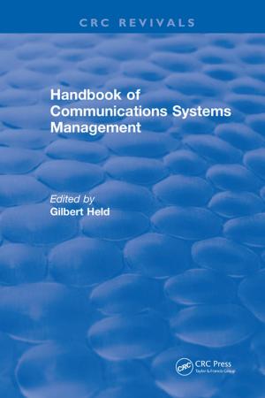 bigCover of the book Handbook of Communications Systems Management by 