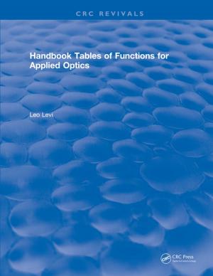 Book cover of Handbook Tables of Functions for Applied Optics