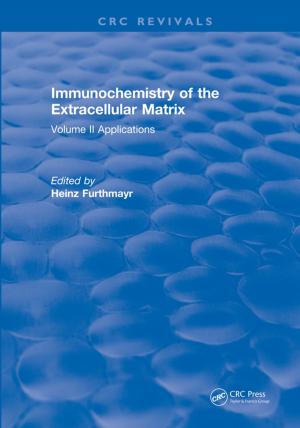 Cover of the book Immunochemistry Of The Extracellular Matrix by Tie Jun Cui, Wen Xuan Tang, Xin Mi Yang, Zhong Lei Mei, Wei Xiang Jiang