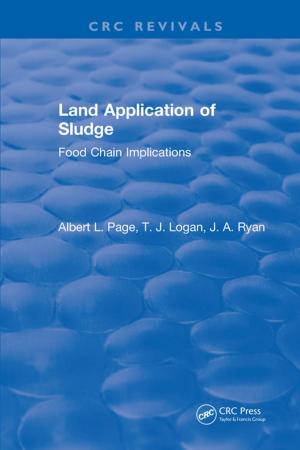 Cover of the book Land Application of Sludge by Thomas Cox, Stephen J Andriole, Kaung M. Khin
