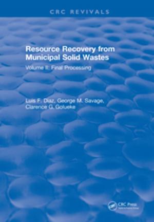Cover of the book Resource Recovery From Municipal Solid Wastes by Vernon D. Barger