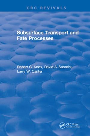Book cover of Subsurface Transport and Fate Processes