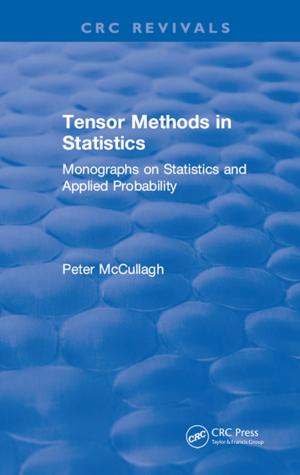 Cover of the book Tensor Methods in Statistics by Department of the Environment, Transport and the Regions