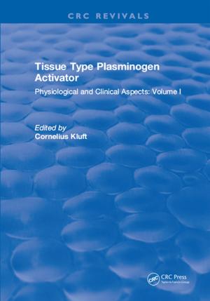 Cover of the book Tissue Type Plasminogen Activity by Willem Adriaan de Graaf