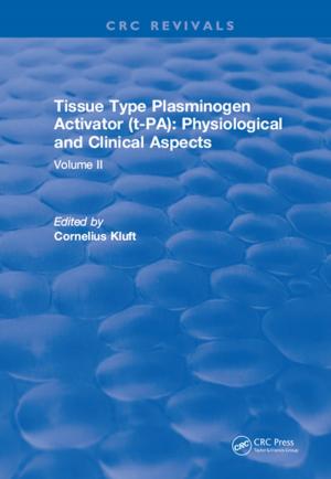 Cover of the book Tissue Type Plasminogen Activity by Morifusa Eto