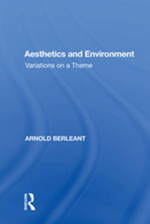Cover of the book Aesthetics and Environment by Nick Gallent, Iqbal Hamiduddin, Meri Juntti, Sue Kidd, Dave Shaw