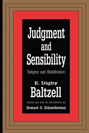 Book cover of Judgment and Sensibility