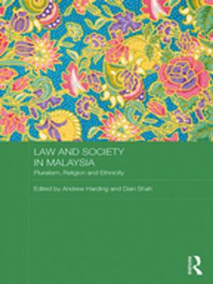 Cover of the book Law and Society in Malaysia by Mohamed Ramjohn