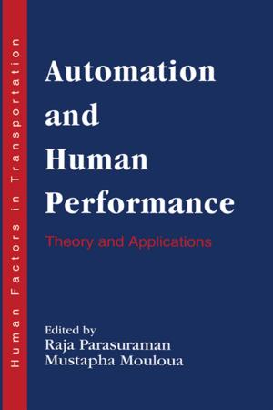 Cover of the book Automation and Human Performance by Dilip Ghosh, R. B. Smarta