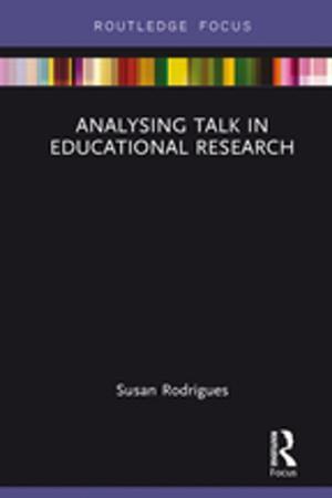Cover of the book Analysing Talk in Educational Research by Peter Jordan, Caroline Lloyd